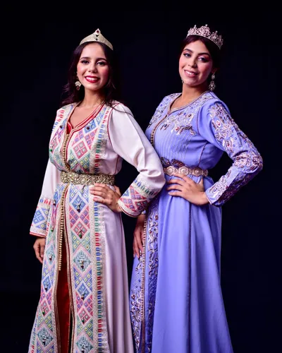 Djellaba marocaine brodée