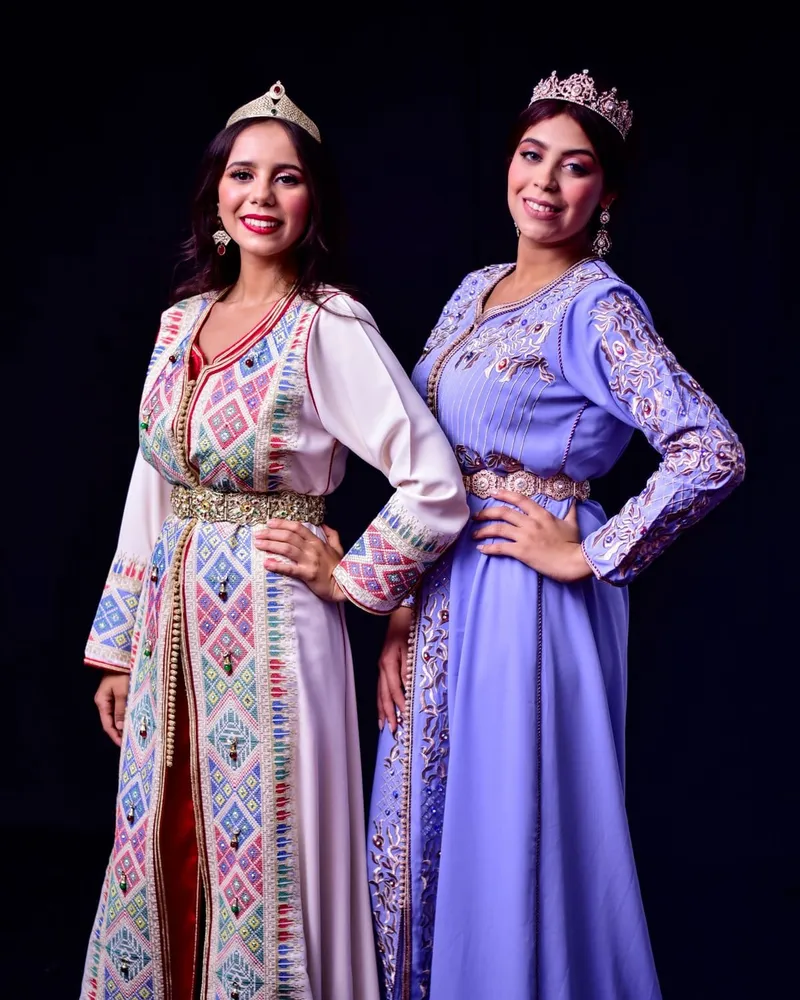 Djellaba marocaine brodée